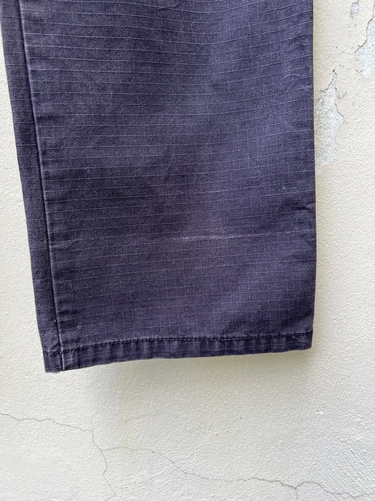 Snow Peak Snow Peak Distress Sun Faded Ripstop Cargo Trouser Pant Size US 32 / EU 48 - 13 Thumbnail