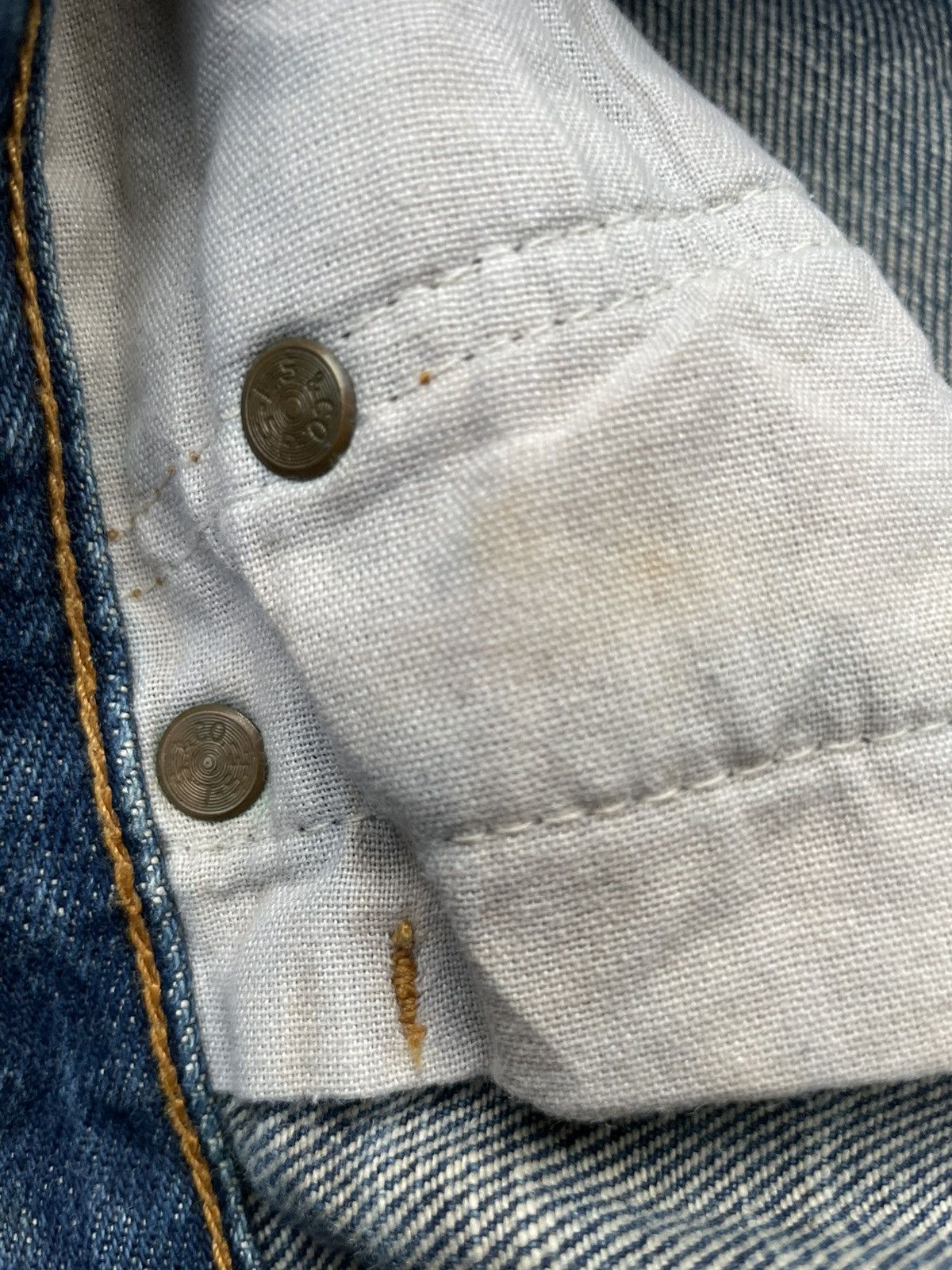 Levi's Vintage 1999 Levis 501 e Usa Size US 30 / EU 46 - 17 Thumbnail