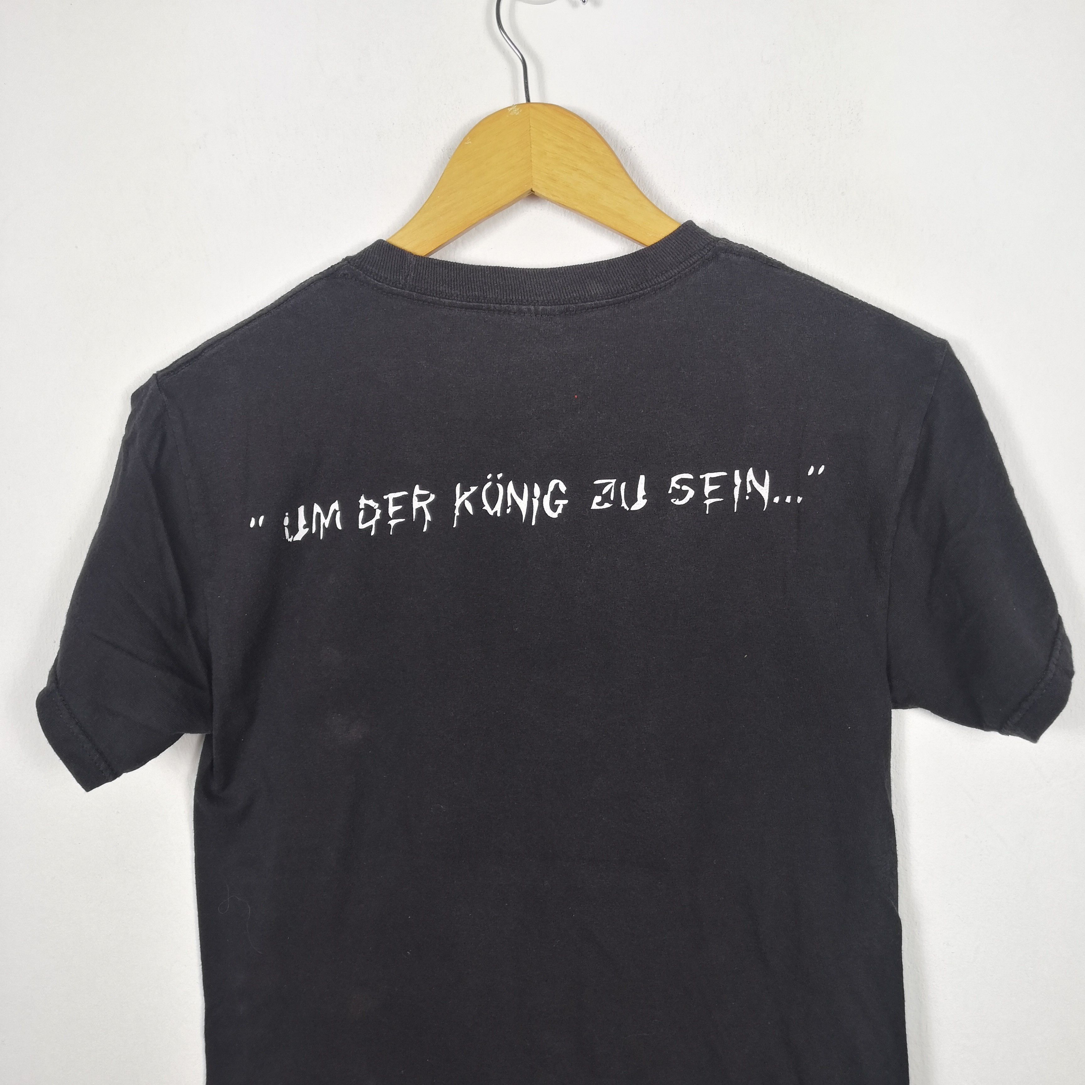 Band Tees Vintage RAGE T-Shirt Rock Band "UM DER KUNIG ZU SEIN" Size US S / EU 44-46 / 1 - 4 Thumbnail