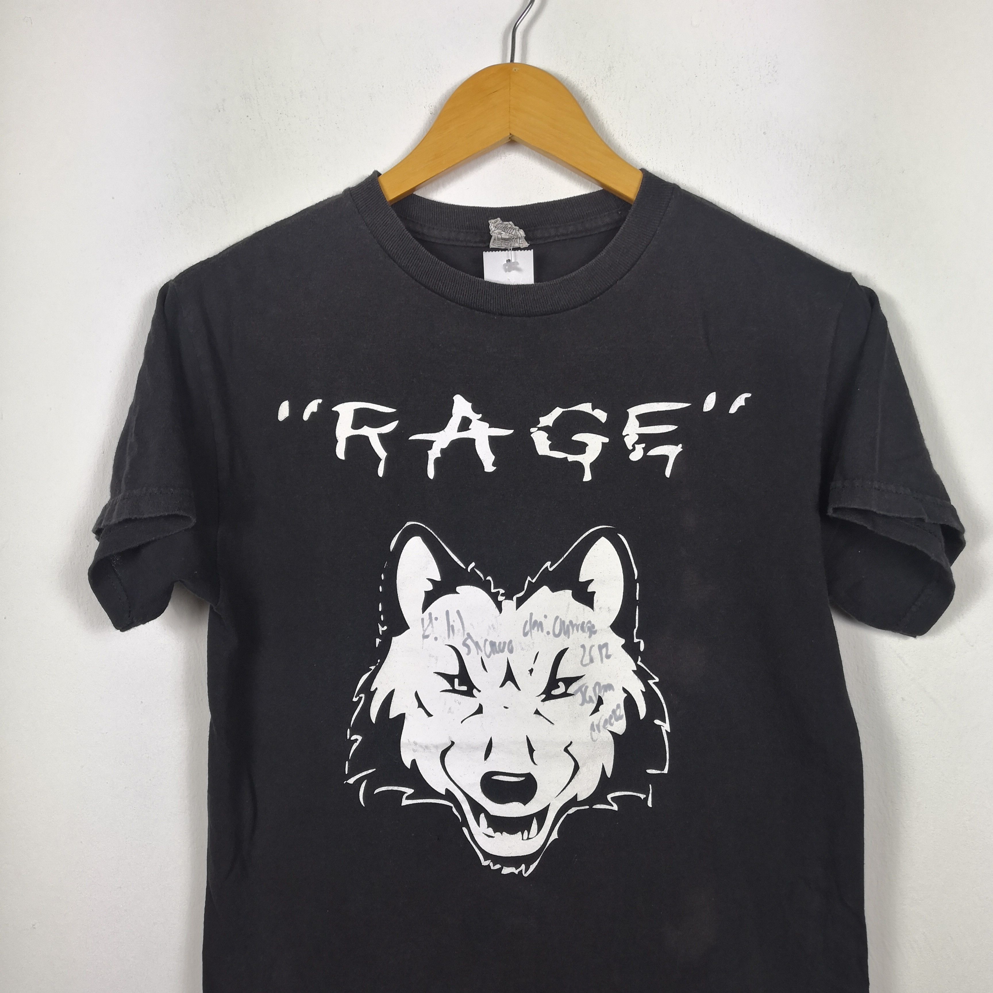 Band Tees Vintage RAGE T-Shirt Rock Band "UM DER KUNIG ZU SEIN" Size US S / EU 44-46 / 1 - 3 Thumbnail
