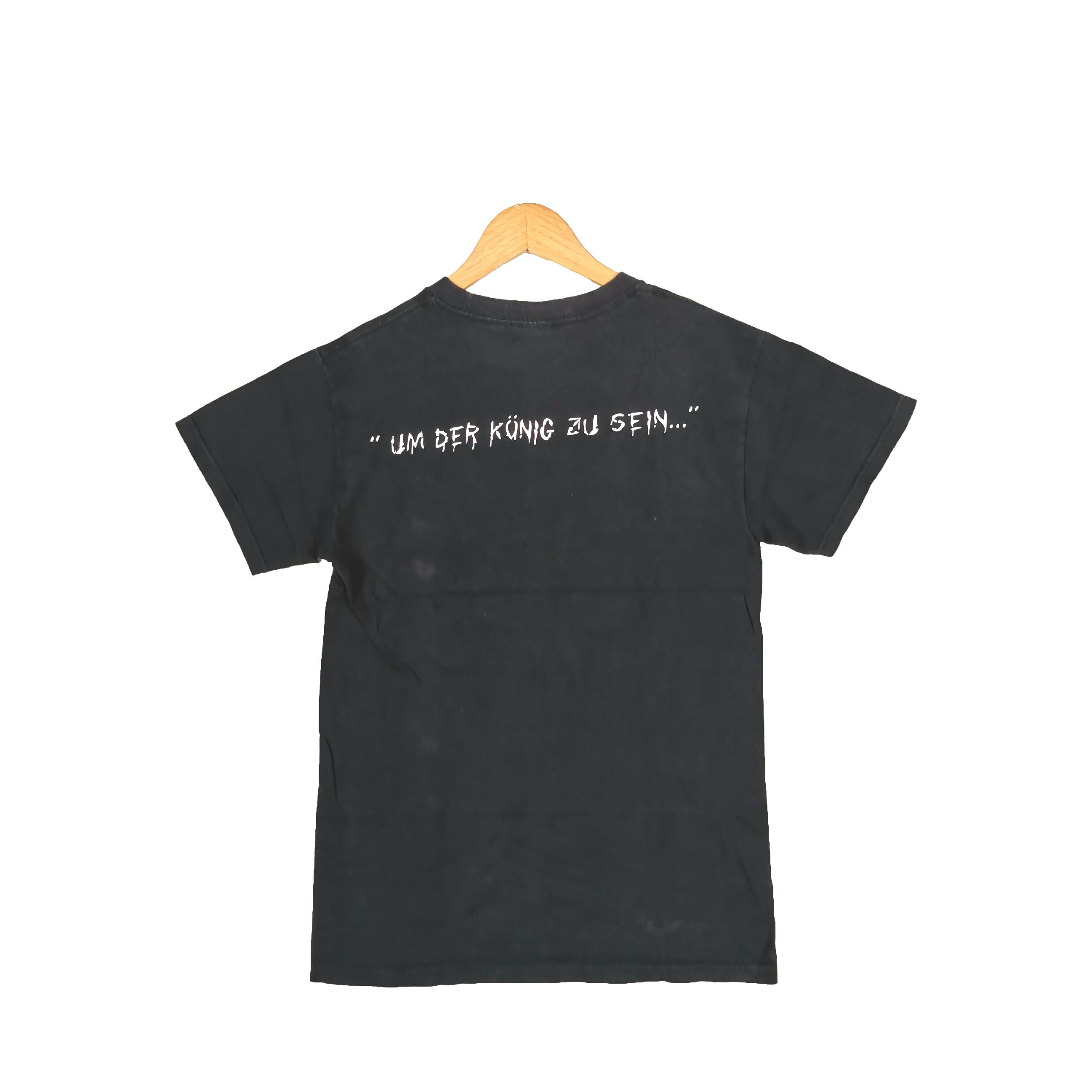 Band Tees Vintage RAGE T-Shirt Rock Band "UM DER KUNIG ZU SEIN" Size US S / EU 44-46 / 1 - 2 Thumbnail