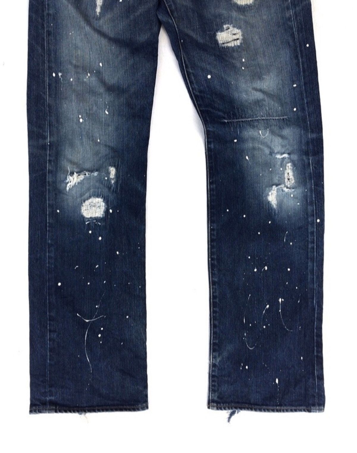 Takeo Kikuchi Takeo kikuchi Japan Distressed Denim Pant Size US 33 - 3 Thumbnail