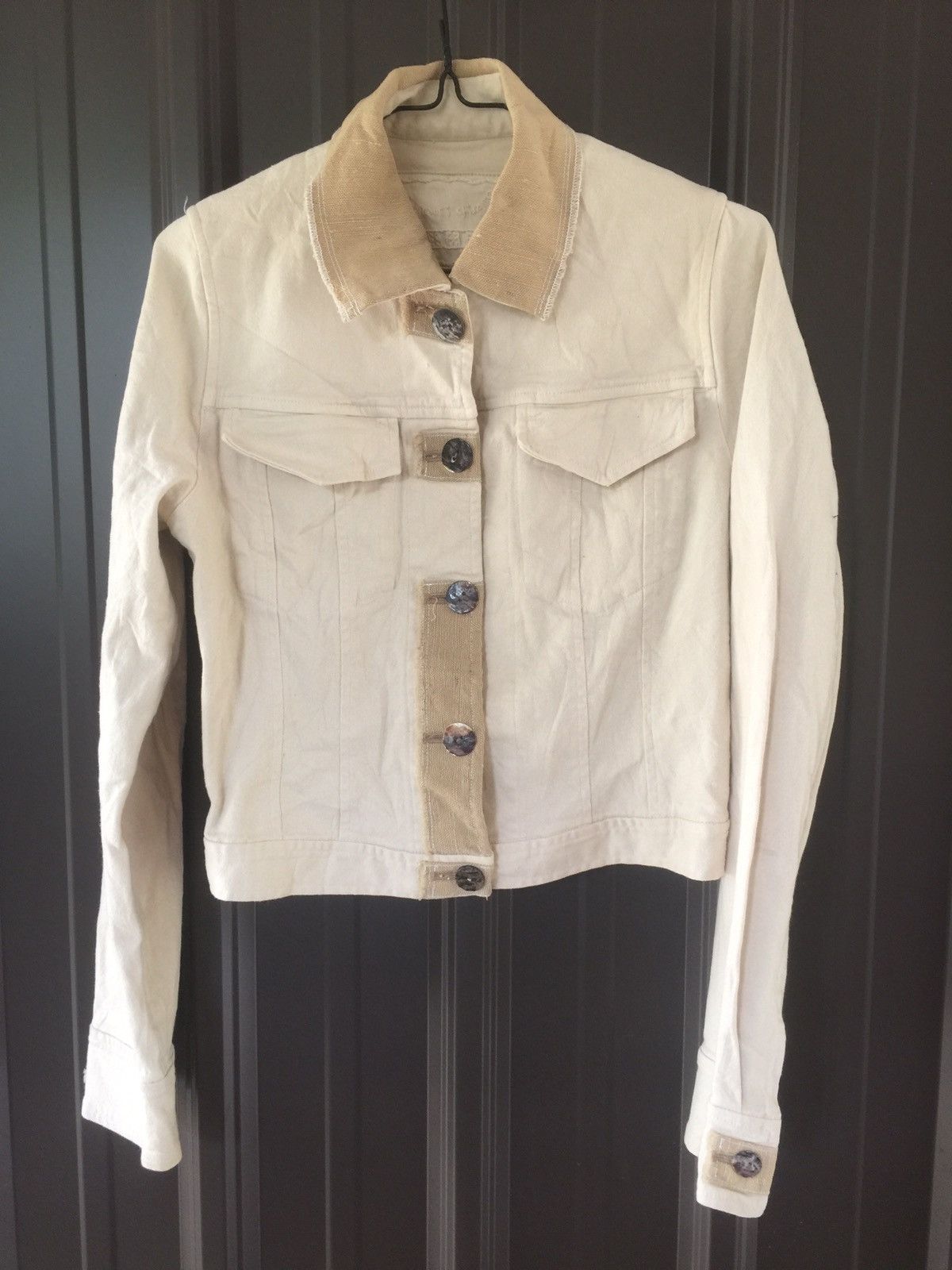 Issey Miyake Tsumori Chisato Cropped Trucker Jacket Nice Design Size US XS / EU 42 / 0 - 1 Thumbnail