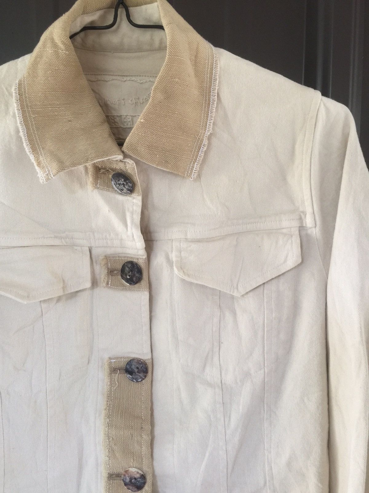 Issey Miyake Tsumori Chisato Cropped Trucker Jacket Nice Design Size US XS / EU 42 / 0 - 2 Thumbnail