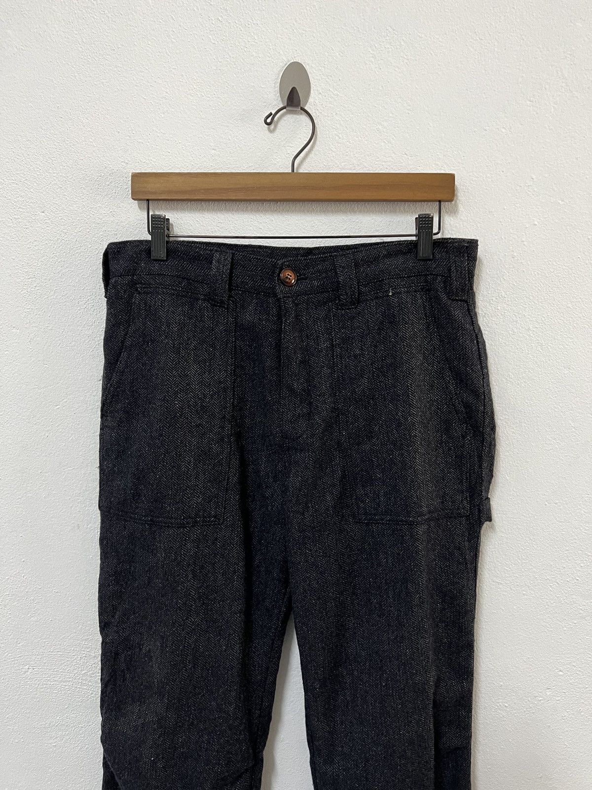Japanese Brand Rageblue Carpenter Wool Pant Size US 32 / EU 48 - 3 Thumbnail