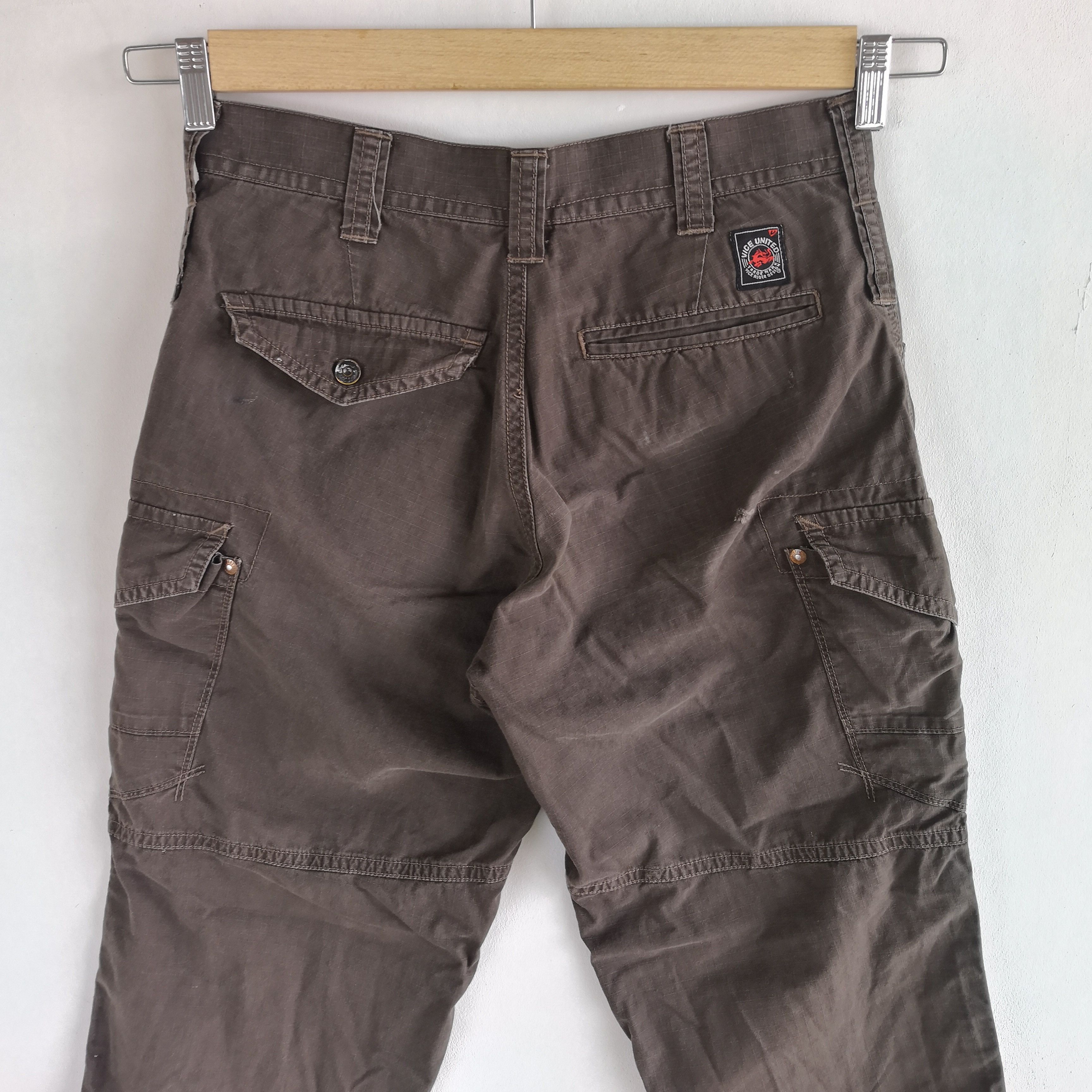 Vive Uniyed Cargo Pants Y2K Utility Skater Jogger Trousers