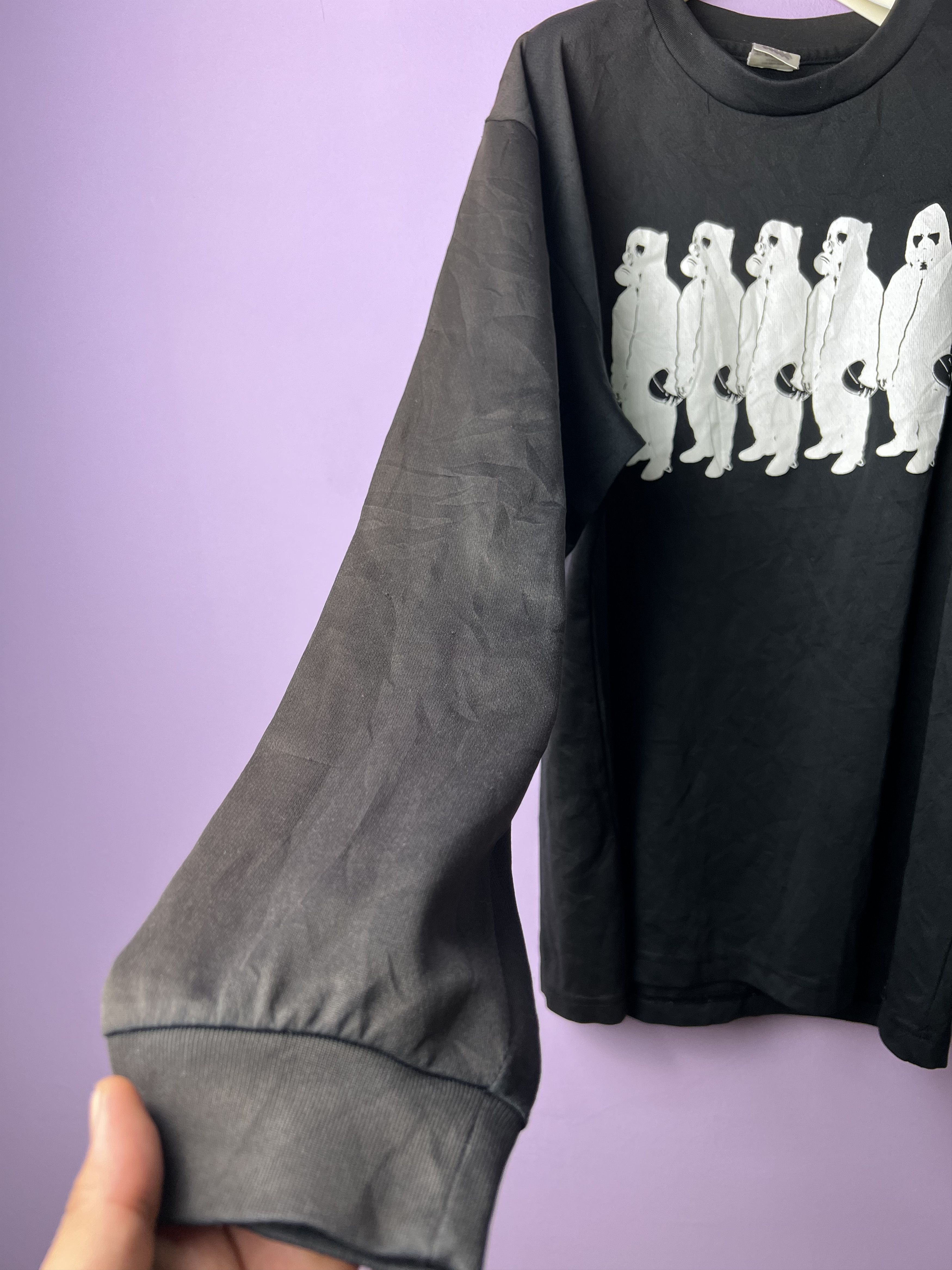 Japanese Brand 🔥Rare Mewship 50 Long Sleeves Nylon Tees Size US M / EU 48-50 / 2 - 5 Thumbnail