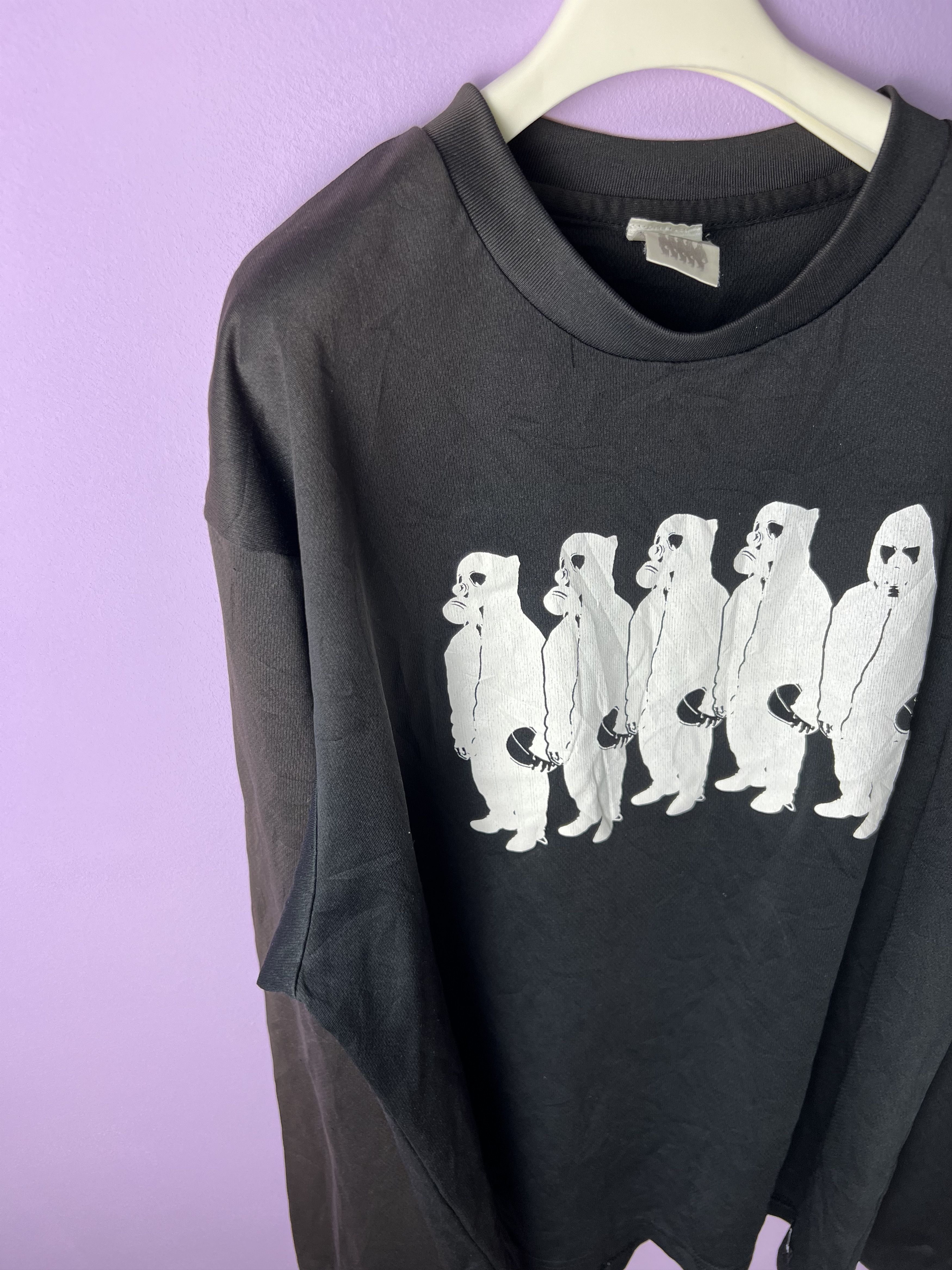 Japanese Brand 🔥Rare Mewship 50 Long Sleeves Nylon Tees Size US M / EU 48-50 / 2 - 3 Thumbnail