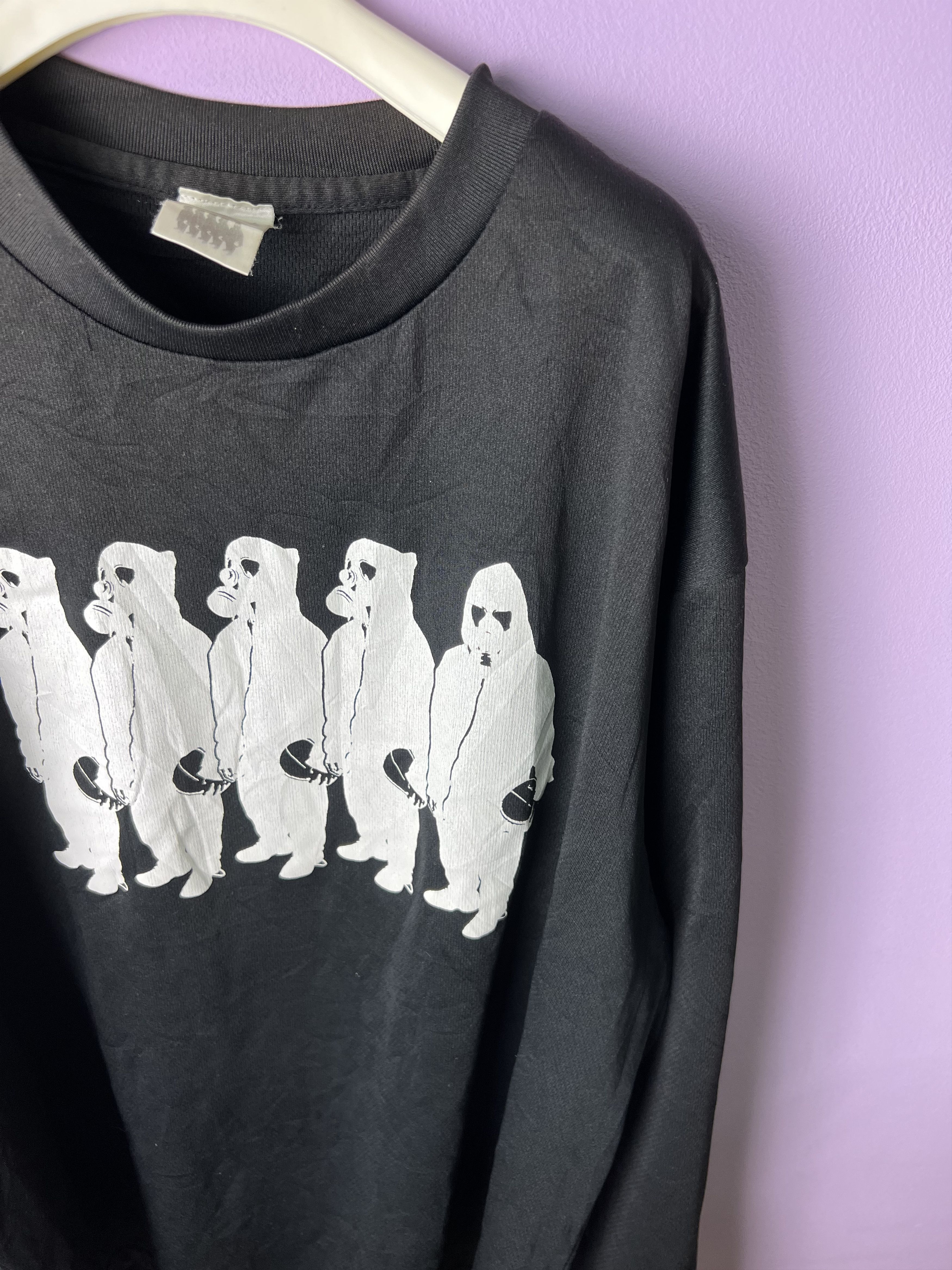 Japanese Brand 🔥Rare Mewship 50 Long Sleeves Nylon Tees Size US M / EU 48-50 / 2 - 4 Thumbnail