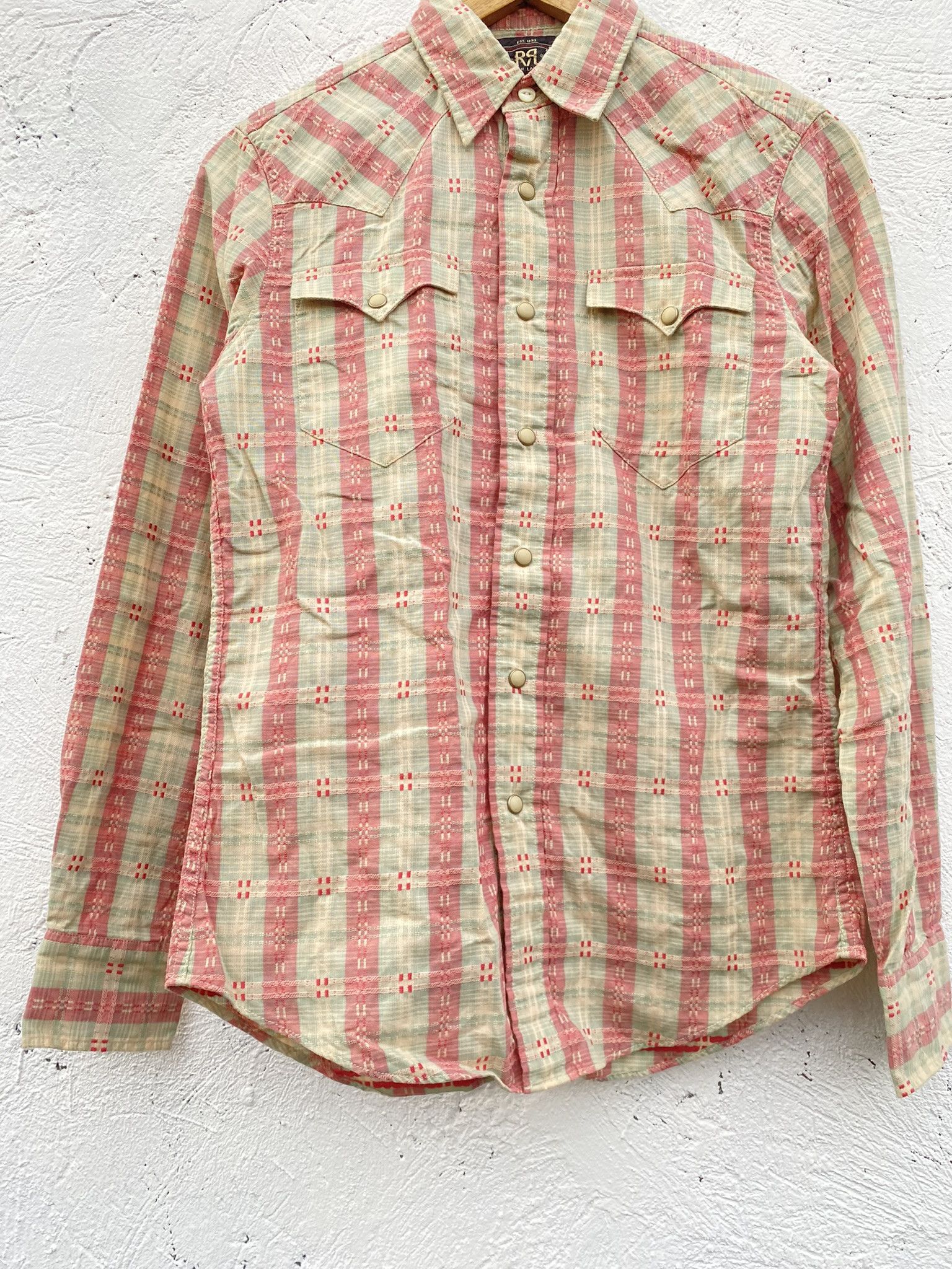 RRL Ralph Lauren Western Flannel Polo Size US M / EU 48-50 / 2 - 4 Thumbnail