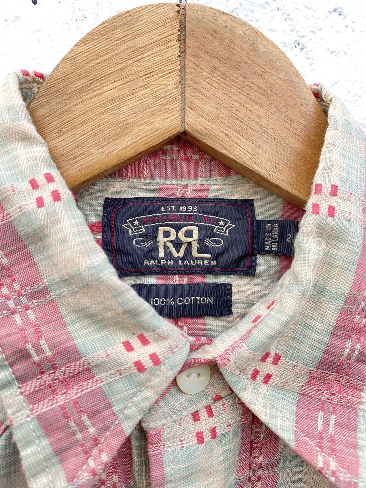 RRL Ralph Lauren Western Flannel Polo Size US M / EU 48-50 / 2 - 6 Thumbnail