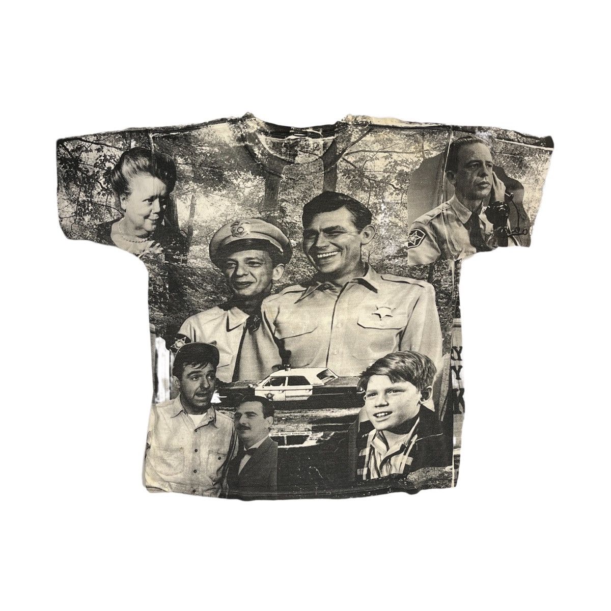 Tultex × Vintage 90s Andy Griffith Show AOP Tee Size US XXL / EU 58 / 5 - 6 Thumbnail