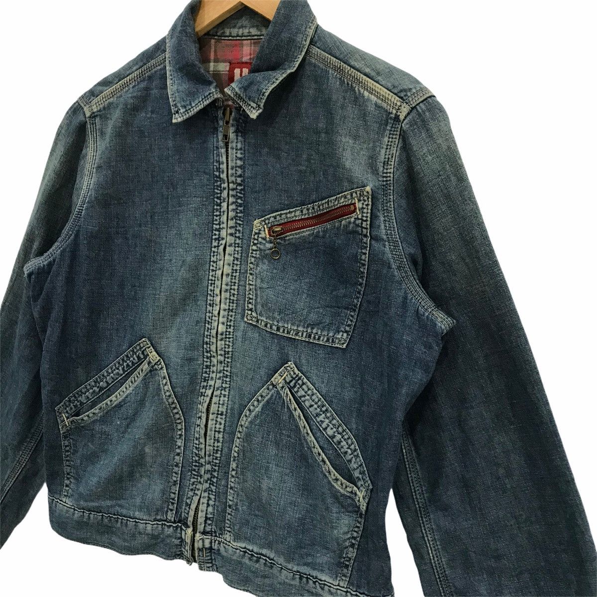 Hysteric Glamour × Japanese Brand Hysteric Glamours Denim Jacket Rare Size US S / EU 44-46 / 1 - 8 Thumbnail