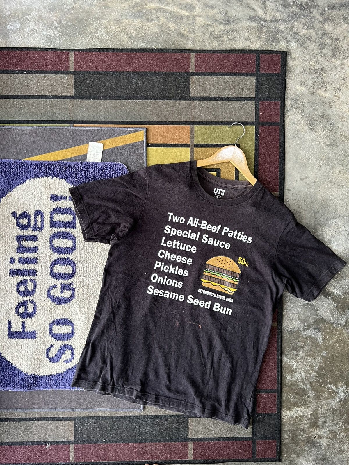Japanese Brand 🔥Sun Faded McDonalds Menu x Uniqlo Tees Size US M / EU 48-50 / 2 - 1 Thumbnail