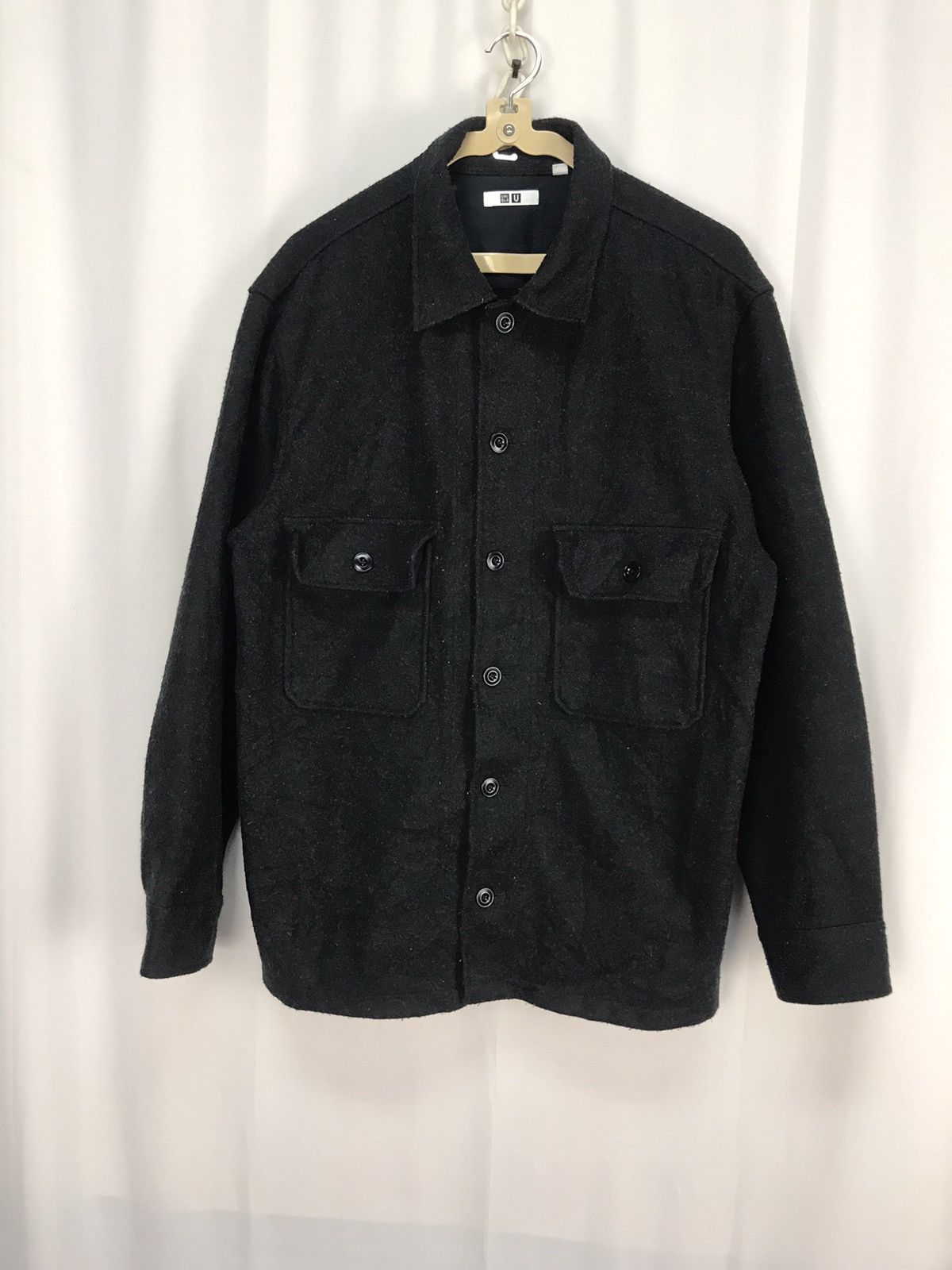 Flannel × Uniqlo Uniqlo U wool flannel shirt Size US M / EU 48-50 / 2 - 7 Thumbnail