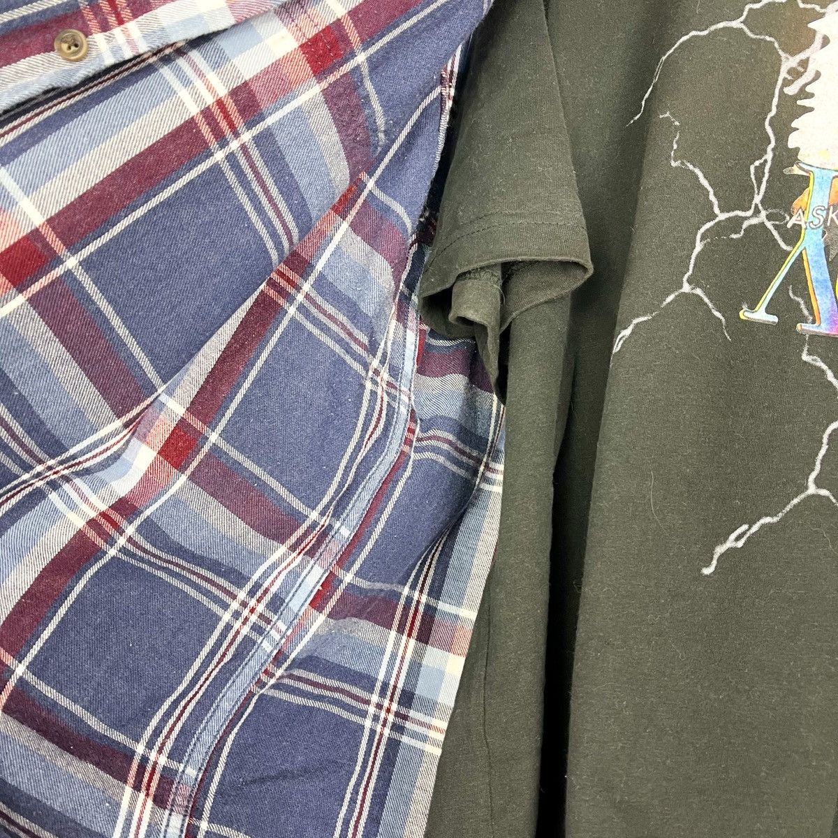 Flannel × Vintage Vintage Travis Scott Kanye Style Quilted Flannel Size US XL / EU 56 / 4 - 2 Thumbnail
