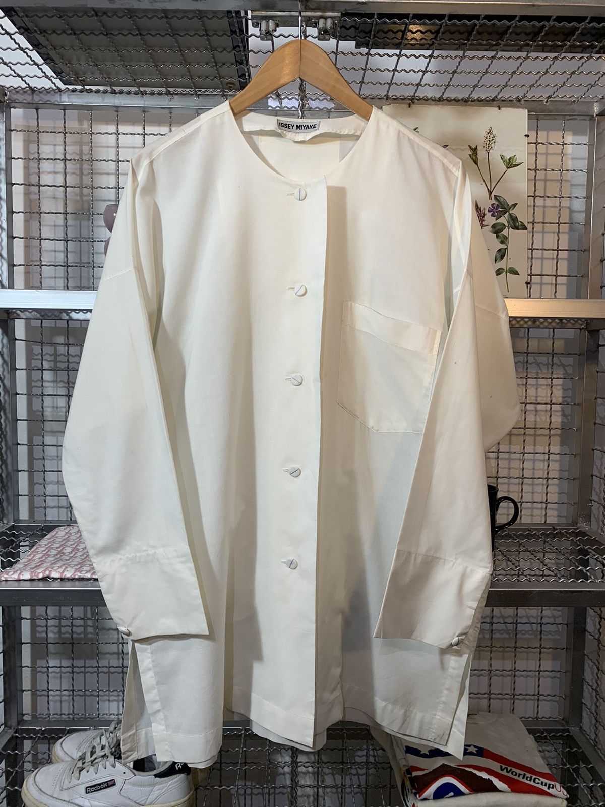 Issey Miyake Issey Miyake Long Shirt Size L / US 10 / IT 46 - 2 Thumbnail