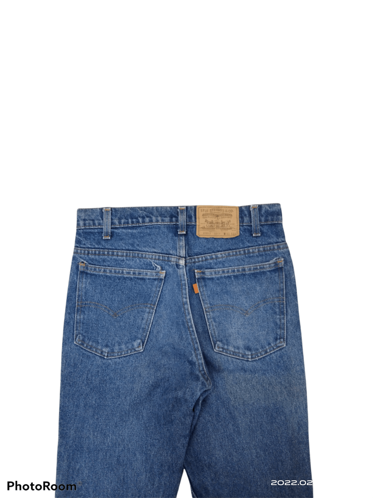 Levi's × Vintage LEVIS VINTAGE 80s FLARE ORANGE TAB 201517-0217 DENIM PANTS Size US 29 - 4 Thumbnail