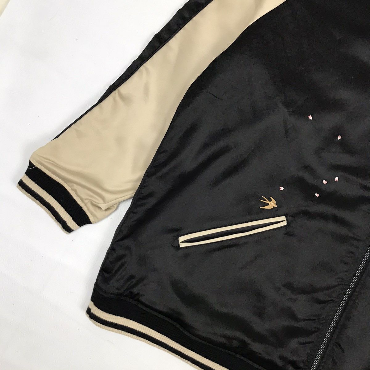 Japanese Brand × Vintage Vintage Japanese Souvenir Sukajan Jacket Size US XXL / EU 58 / 5 - 5 Thumbnail