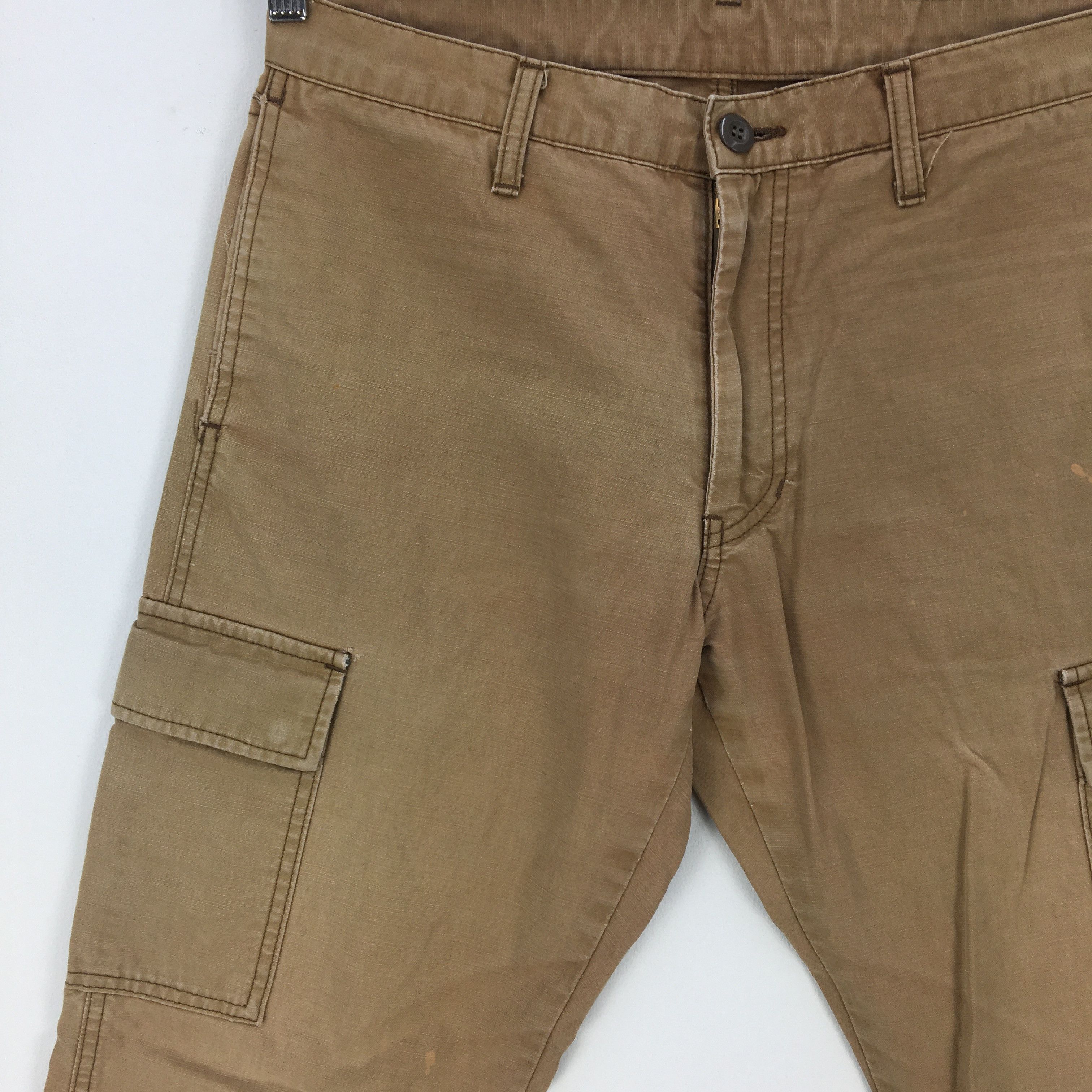 Japanese Brand × Vintage Japanese Cargo Pants Multi Pocket Utility Travis Trouser Size US 30 / EU 46 - 4 Thumbnail
