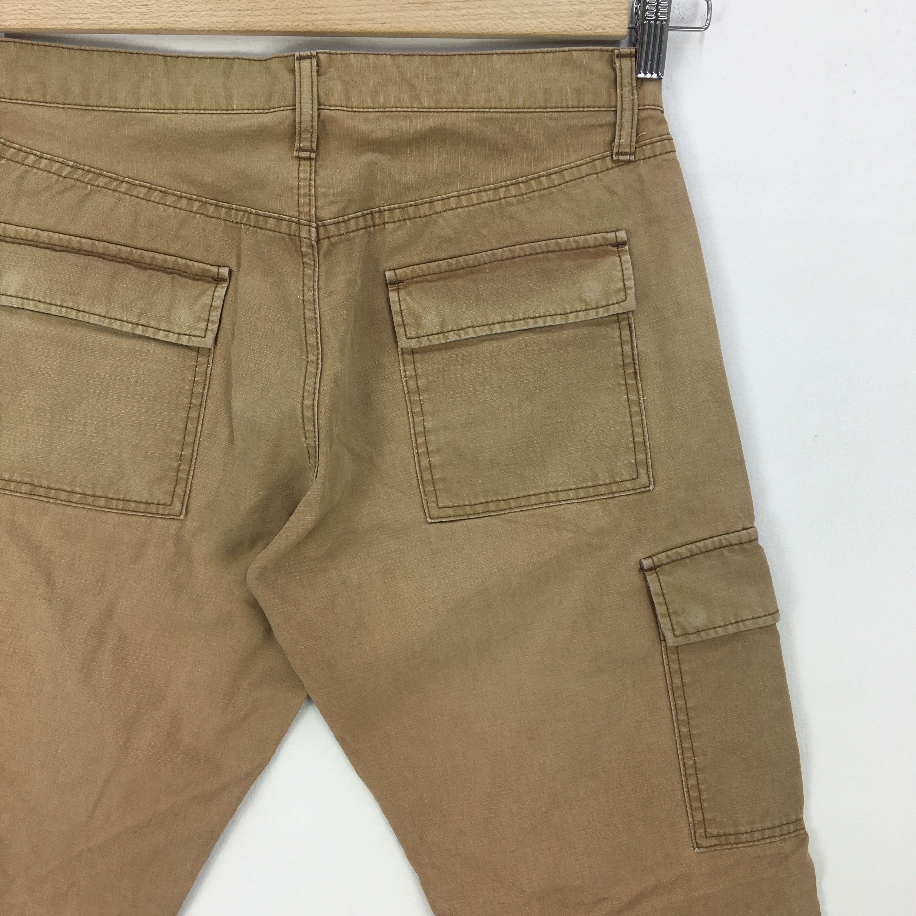 Japanese Brand × Vintage Japanese Cargo Pants Multi Pocket Utility Travis Trouser Size US 30 / EU 46 - 7 Thumbnail