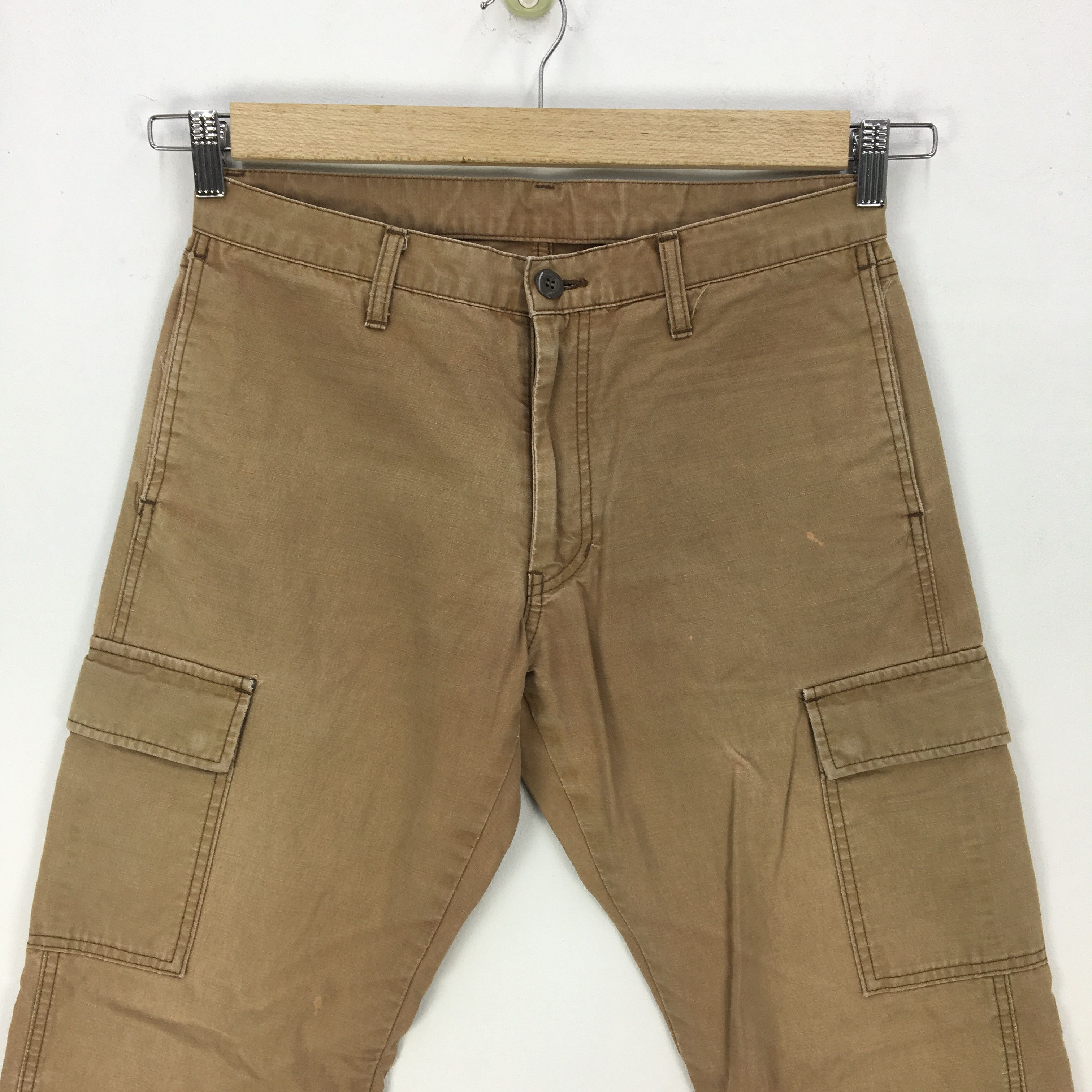 Japanese Brand × Vintage Japanese Cargo Pants Multi Pocket Utility Travis Trouser Size US 30 / EU 46 - 3 Thumbnail