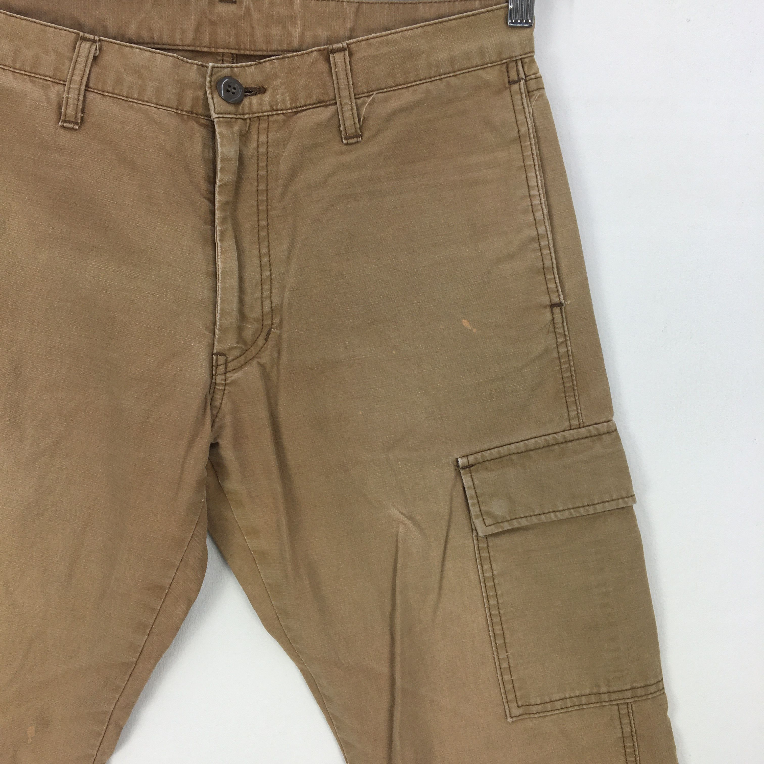 Japanese Brand × Vintage Japanese Cargo Pants Multi Pocket Utility Travis Trouser Size US 30 / EU 46 - 6 Thumbnail