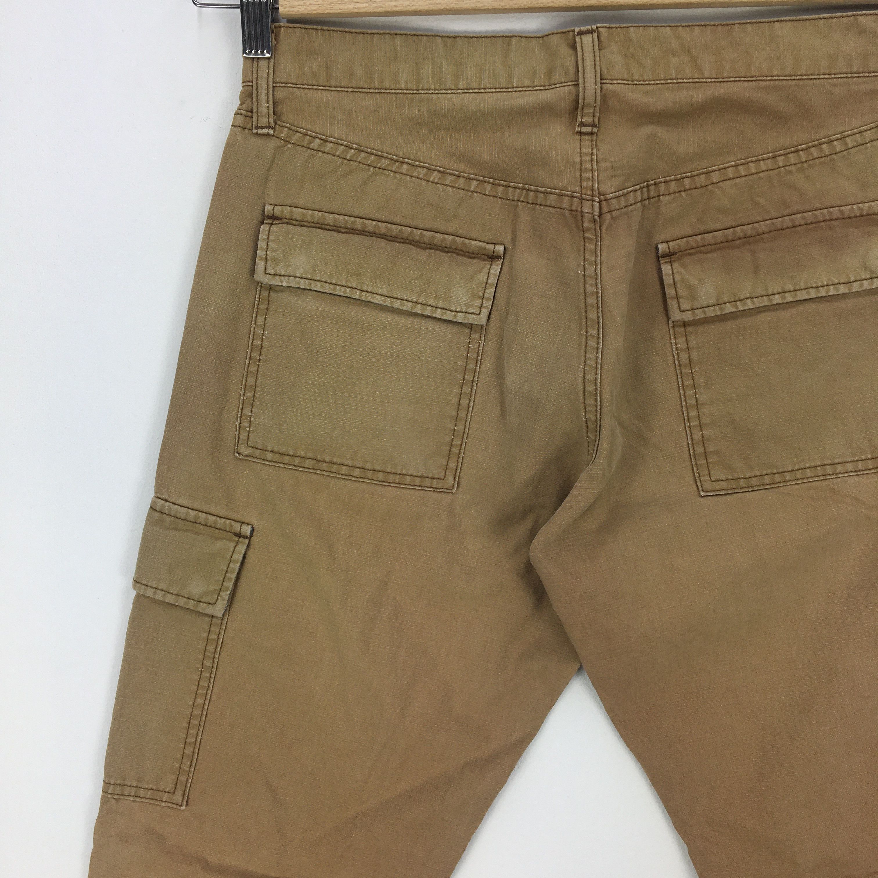 Japanese Brand × Vintage Japanese Cargo Pants Multi Pocket Utility Travis Trouser Size US 30 / EU 46 - 8 Thumbnail
