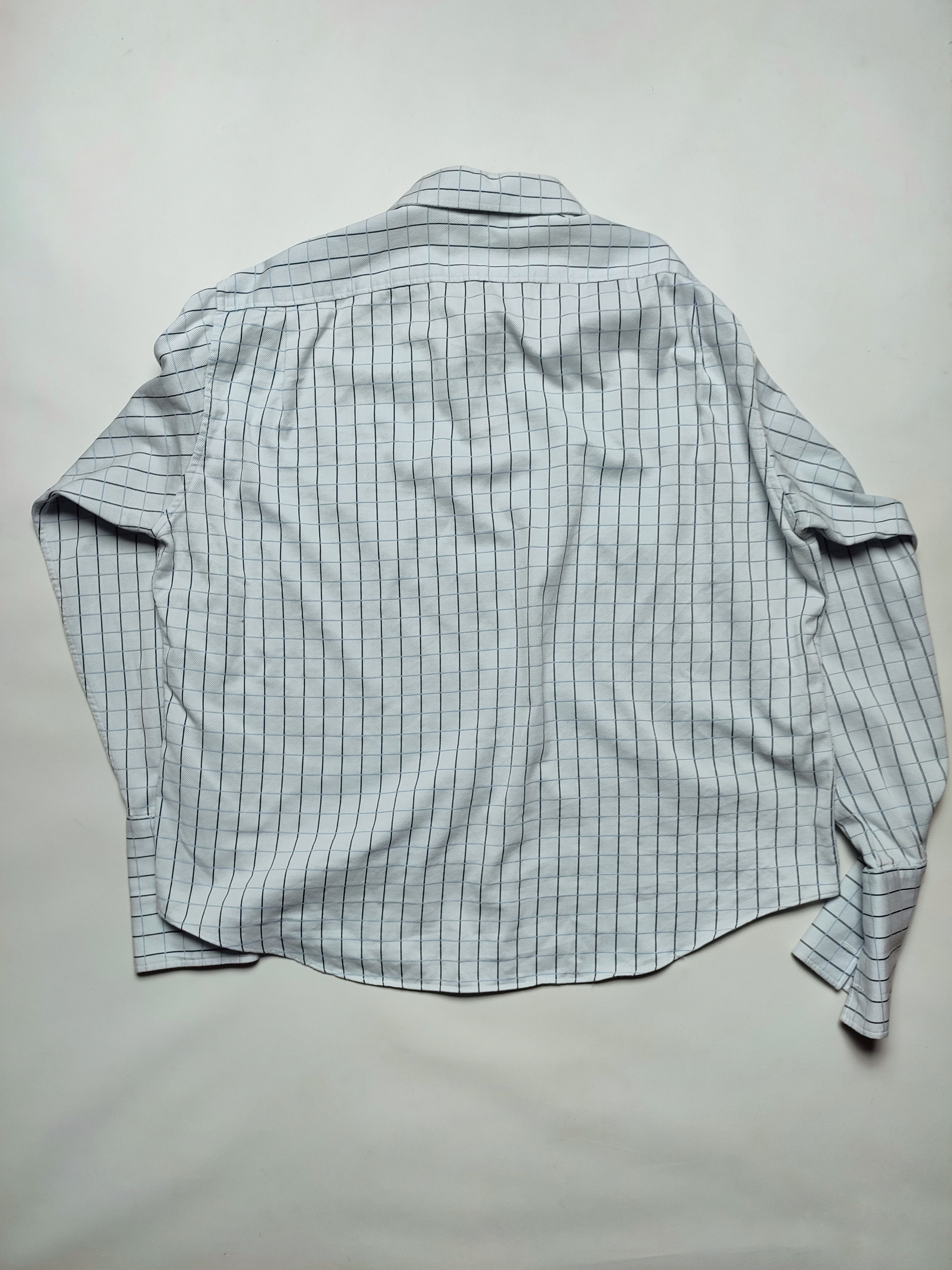 Yves Saint Laurent Vtg YSL Blue cufflinks button shirt Size US XL / EU 56 / 4 - 9 Thumbnail