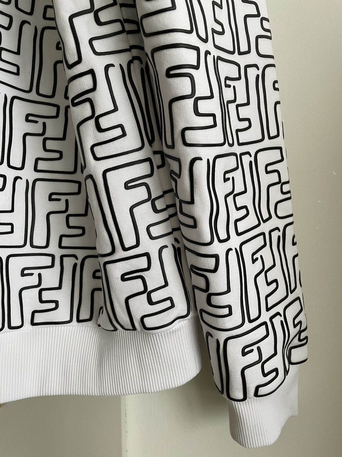 Fendi × Joshua Vides Rare Brand New Super Runway Fendi x Joshua Vides FF Hoodie Size US XL / EU 56 / 4 - 23 Thumbnail