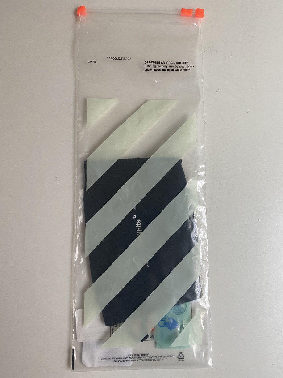 Off-White Off-White Helvetica Logo Mask Size ONE SIZE - 2 Thumbnail