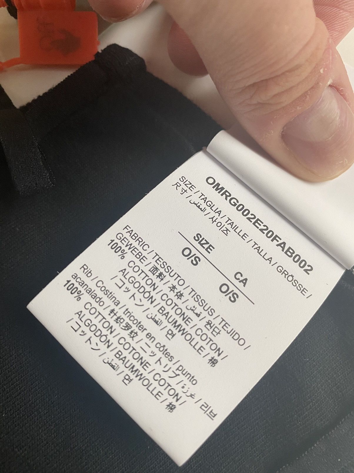 Off-White Off-White Helvetica Logo Mask Size ONE SIZE - 5 Thumbnail