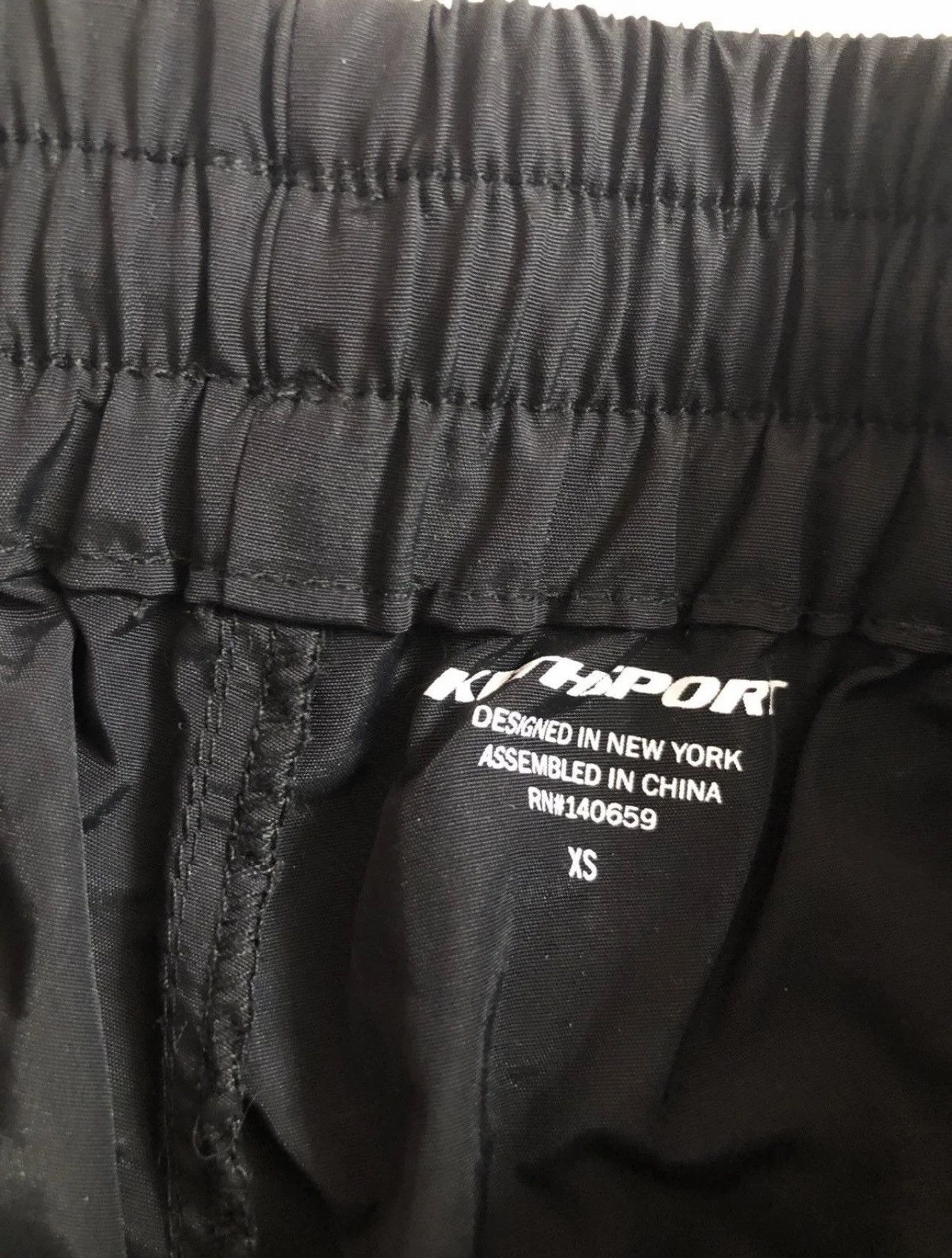 Kith KITH Black Nylon Windbreaker Track Pants Joggers Miko Size 25" / US 0 / IT 36 - 2 Thumbnail
