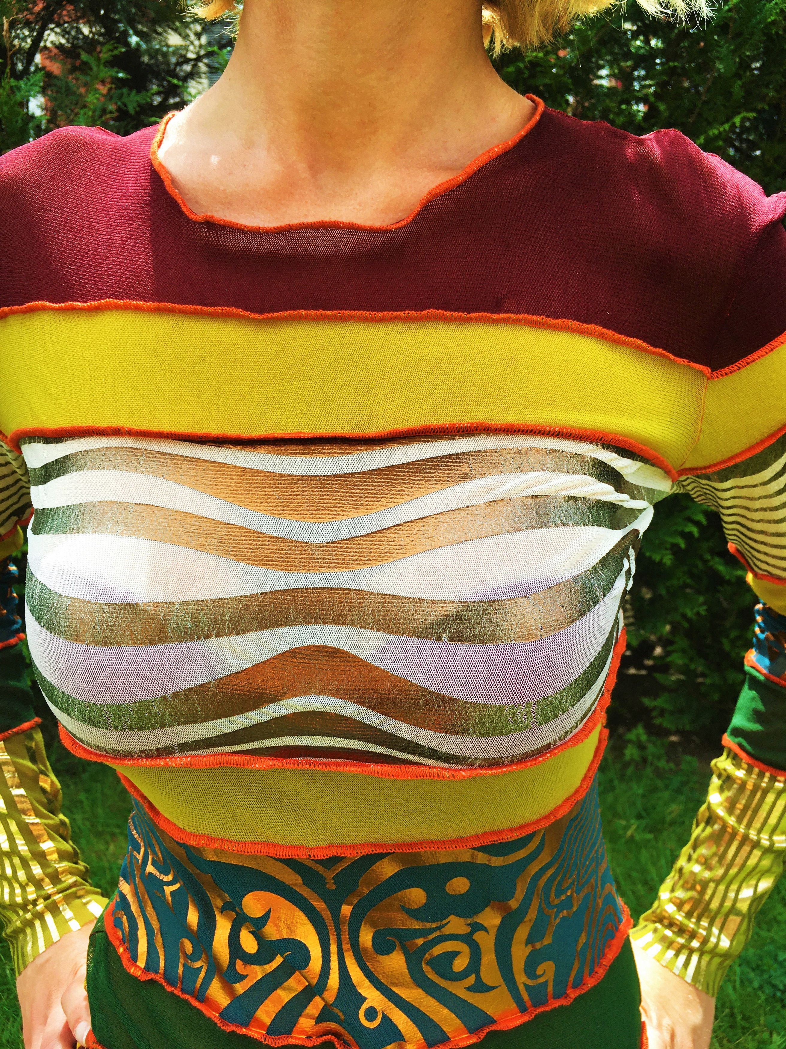 Jean Paul Gaultier Jean Paul Gaultier Cyberbaba Optical Illusion Mesh Top Dress Size M / US 6-8 / IT 42-44 - 21 Thumbnail