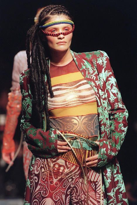 Jean Paul Gaultier Jean Paul Gaultier Cyberbaba Optical Illusion Mesh Top Dress Size M / US 6-8 / IT 42-44 - 5 Thumbnail