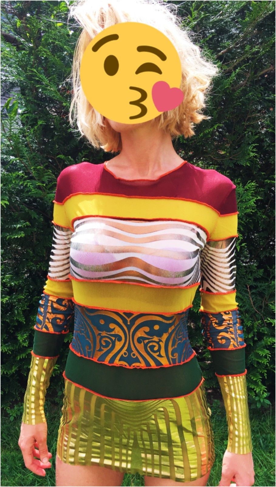Jean Paul Gaultier Jean Paul Gaultier Cyberbaba Optical Illusion Mesh Top Dress Size M / US 6-8 / IT 42-44 - 6 Thumbnail