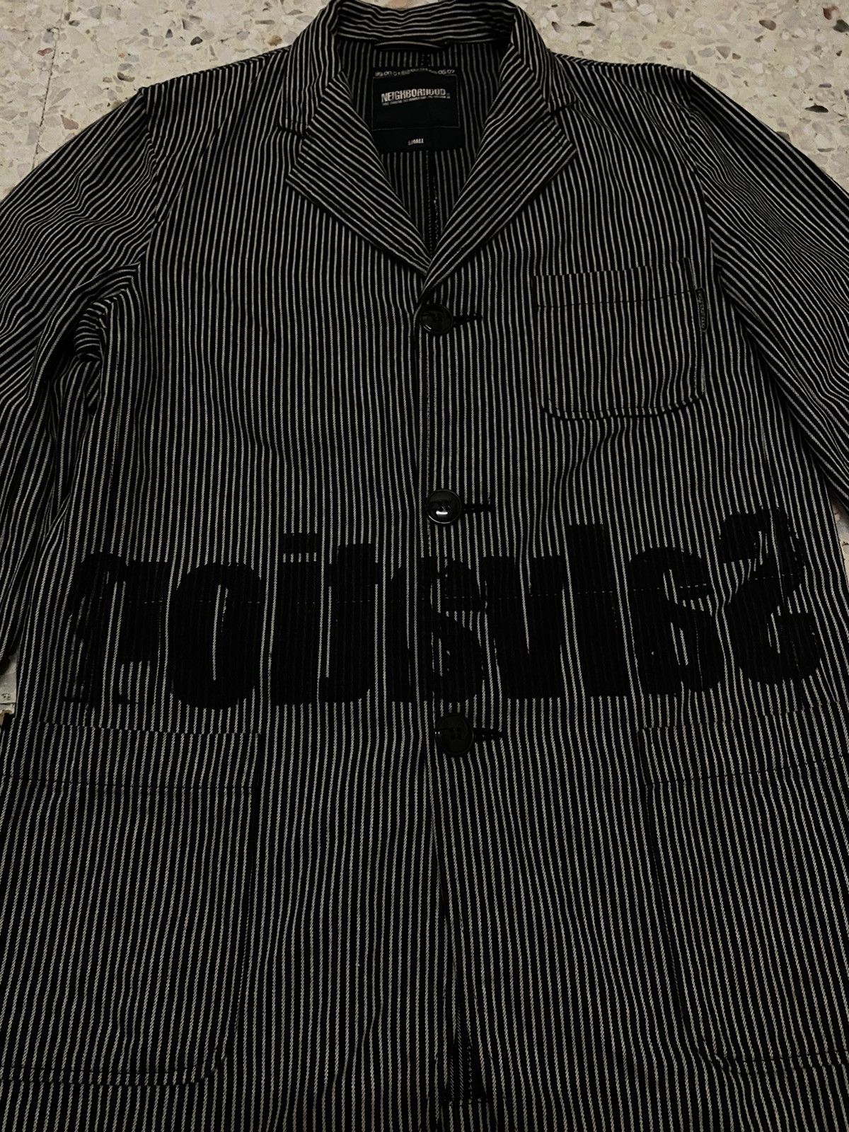 Neighborhood Neighbourhood Hickory Stripe Salvation Suit Jacket Design Size US S / EU 44-46 / 1 - 4 Thumbnail