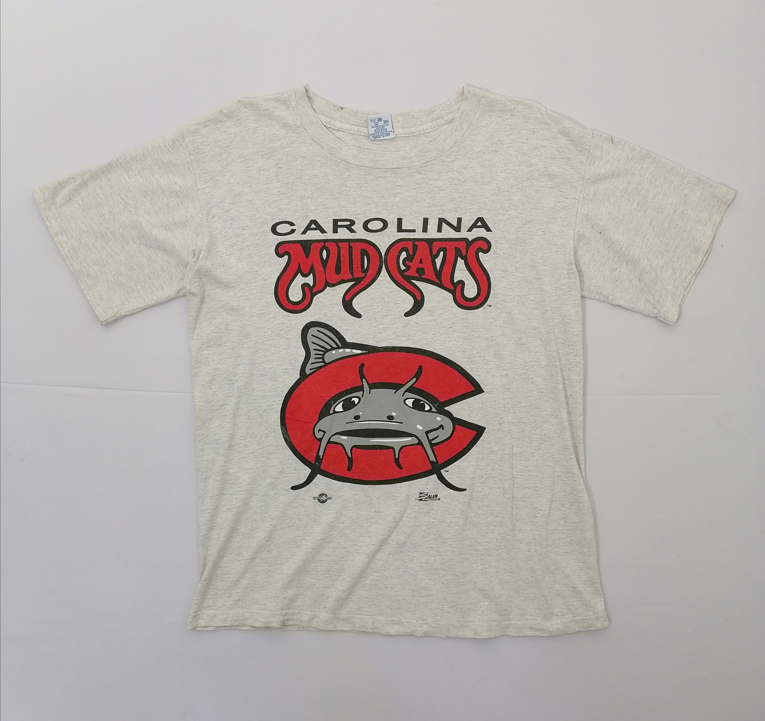 Salem Sportswear × Vintage Vintage 90s Carolina Mud Cats shirt Size US L / EU 52-54 / 3 - 1 Thumbnail
