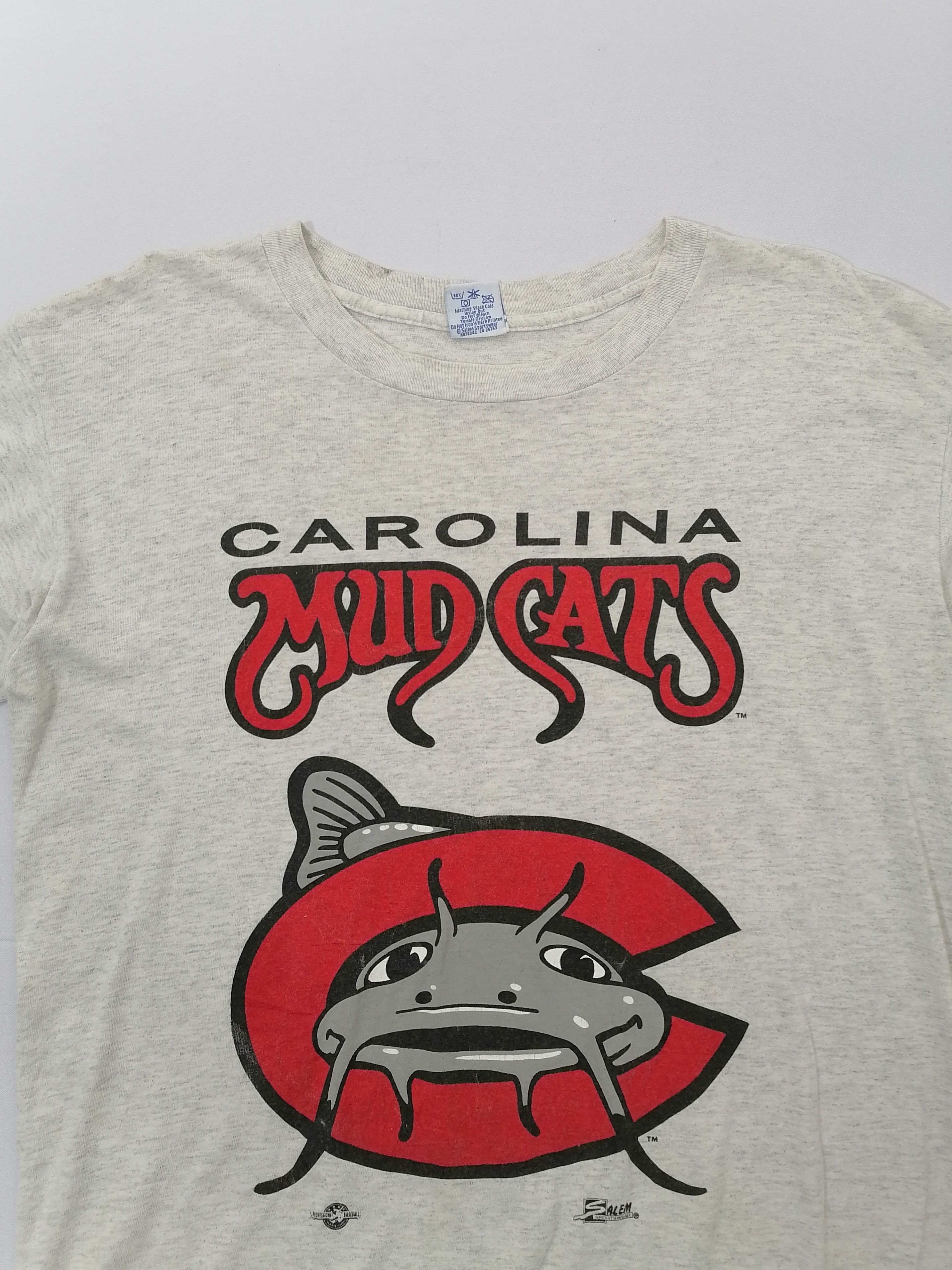 Salem Sportswear × Vintage Vintage 90s Carolina Mud Cats shirt Size US L / EU 52-54 / 3 - 3 Thumbnail
