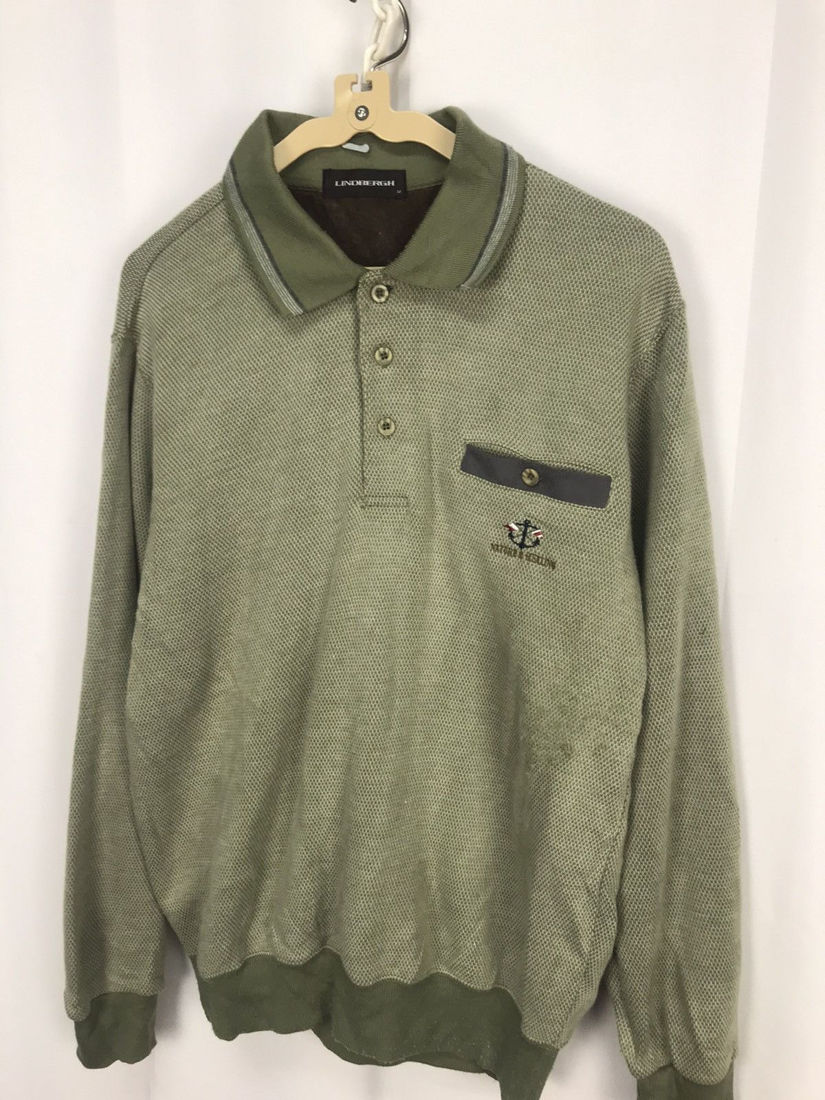 Japanese Brand × Lindbergh × Vintage Vintage Lindbergh half zipper sweatshirt Size US M / EU 48-50 / 2 - 5 Thumbnail