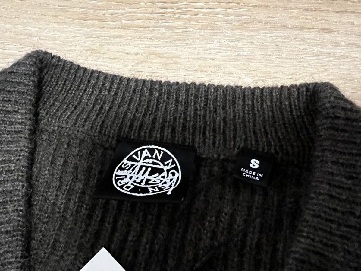 Dries Van Noten × Stussy Stussy Dries Van Noten Wool Patch Knit Sweater |  Grailed