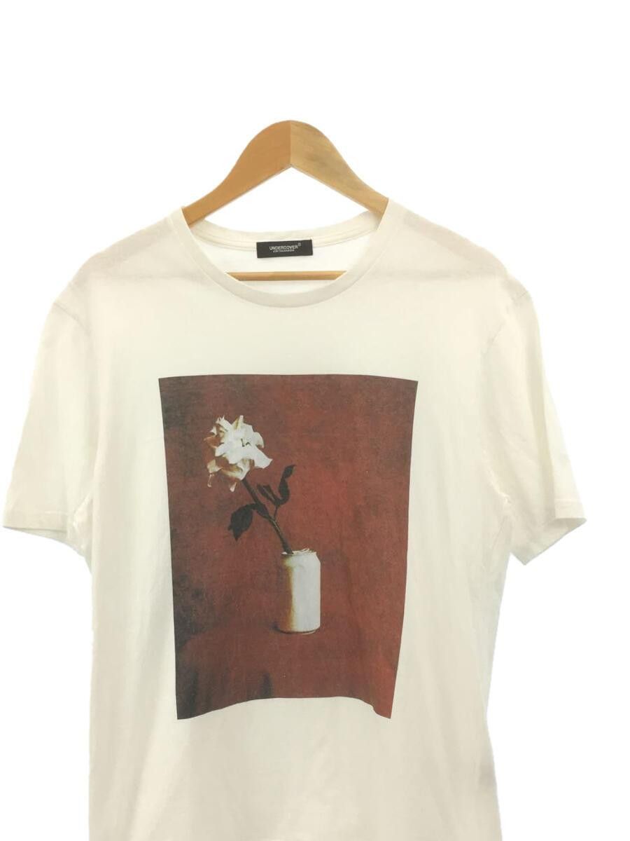 Pre-owned Undercover "wasted Youth" Flower Can Art Printed Tee In White