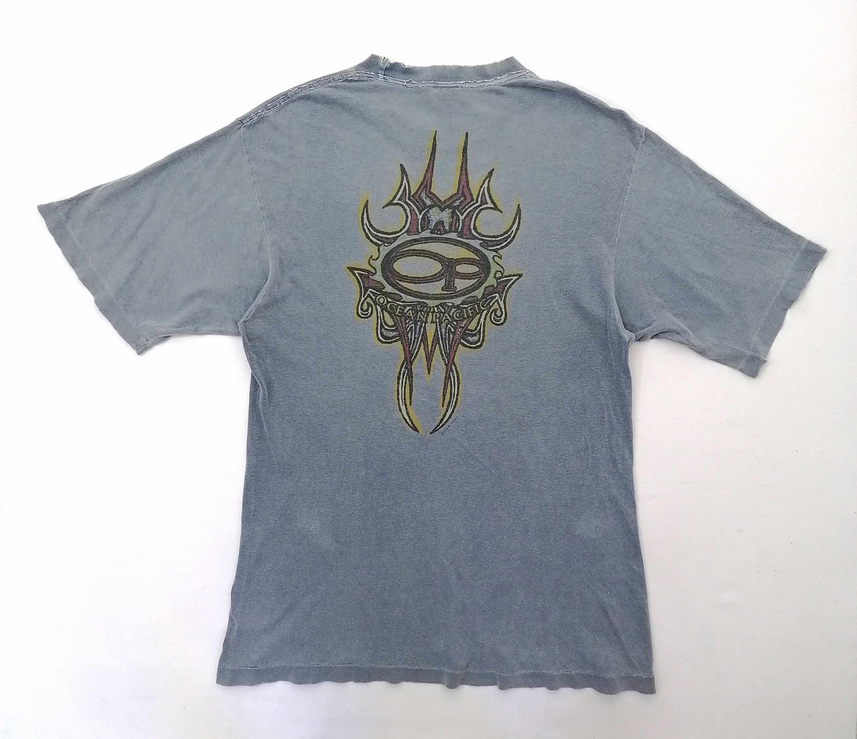 Vintage Ocean Pacific Huge Design Tee Size US L / EU 52-54 / 3 - 1 Thumbnail