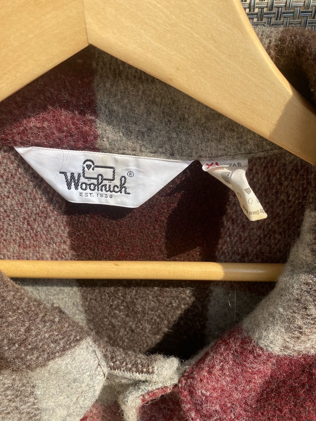L.L. Bean × Vintage × Woolrich Woolen Mills RARE 80s Vintage Thick Heavy Wool Blend Shirt / Sweater 90s Size US L / EU 52-54 / 3 - 3 Thumbnail