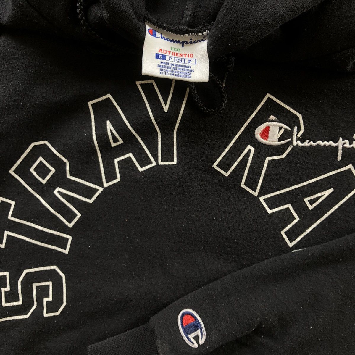 Champion × Stray Rats Stray Rats Champion Arch Logo Hoodie