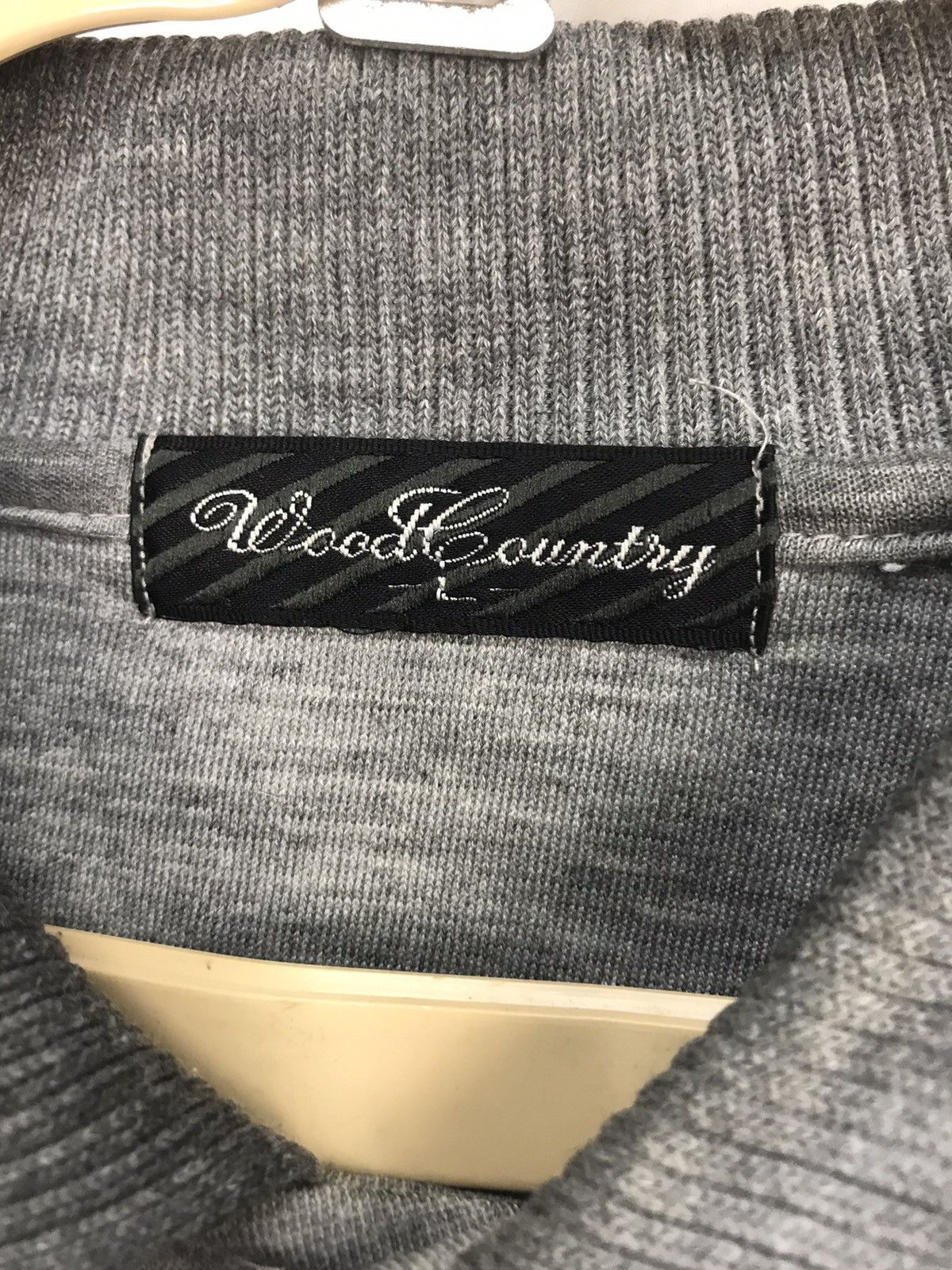 Japanese Brand × Vintage Vintage half button up sweatshirt by wood country Size US M / EU 48-50 / 2 - 3 Thumbnail