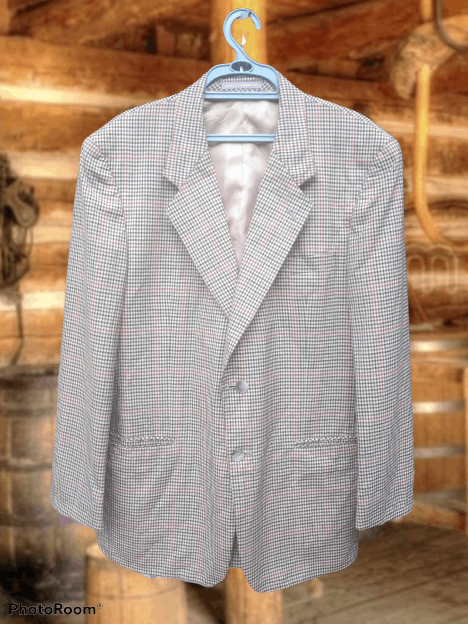 Designer VINTAGE PACO RABANNE LIGHT BLAZER Size US L / EU 52-54 / 3 - 1 Thumbnail