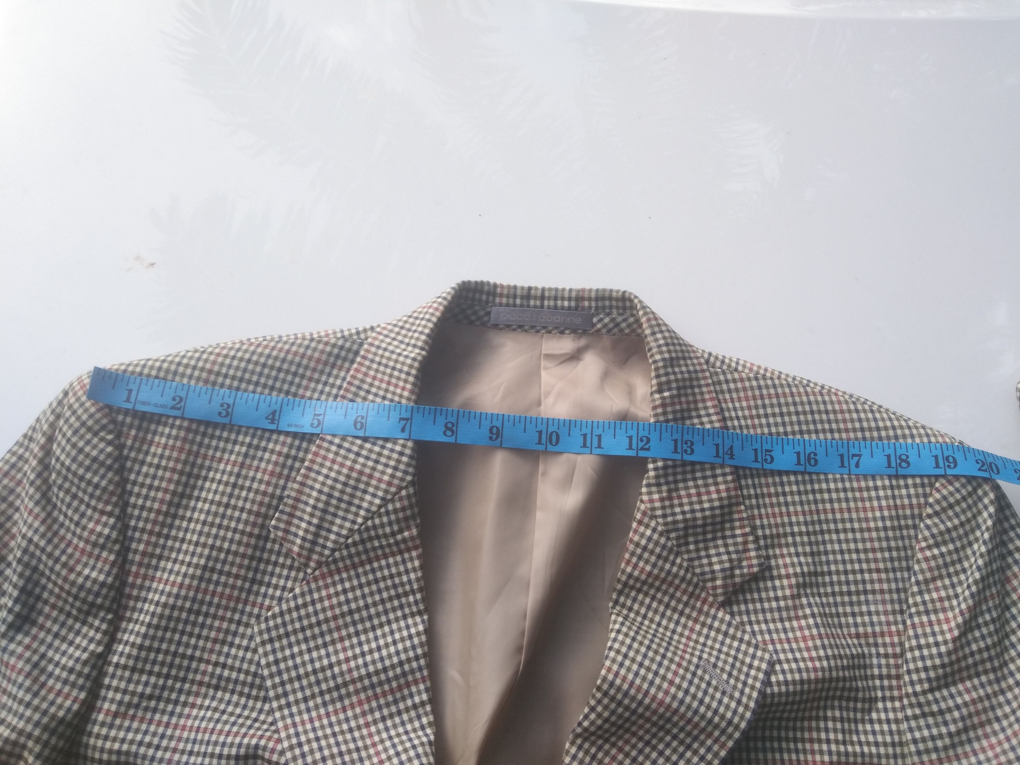 Designer VINTAGE PACO RABANNE LIGHT BLAZER Size US L / EU 52-54 / 3 - 13 Thumbnail