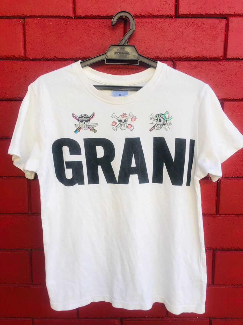 image of Vintage One Piece Cartoon Movie Streetwear Fashion Style in White, Men's (Size Medium)