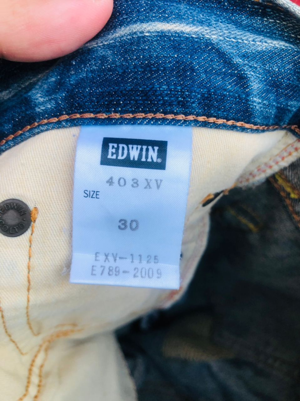 Edwin Vintage Edwin Distressed Japanese Designer Fashion Style Size US 32 / EU 48 - 14 Thumbnail